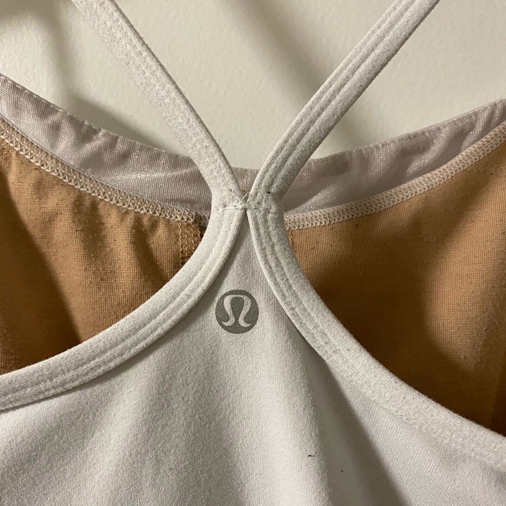 White Lululemon Racerback - Picture 5 of 5